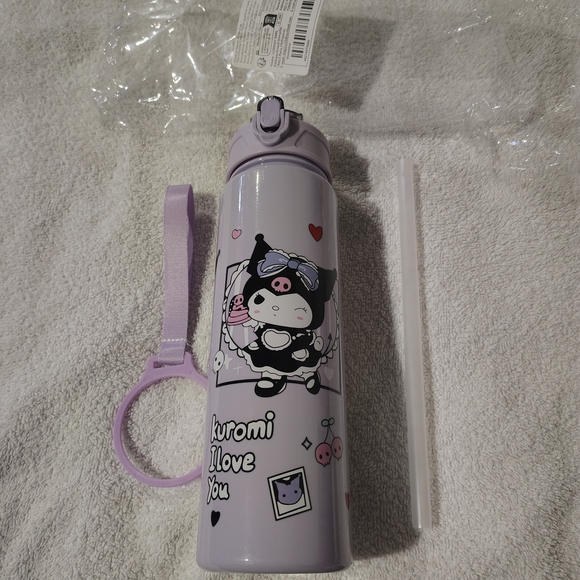 Sanrio Other - Sanrio Kuromi Water Bottle - Purple and Black